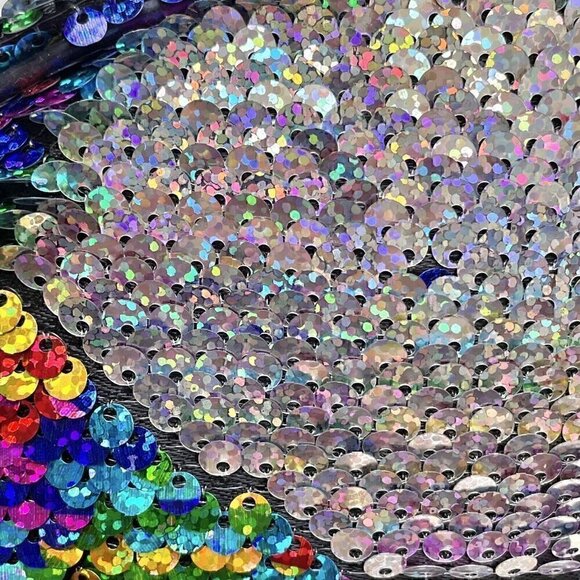 Rainbow Sequin Eras Tour Fanny Pack Taylor Swift Adjustable Strap Women’s Bag - Picture 8 of 12